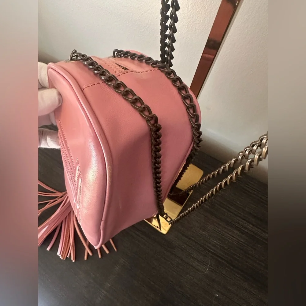Lanvin Pink Crossbody Bag with Tassel - Picture 2 of 7